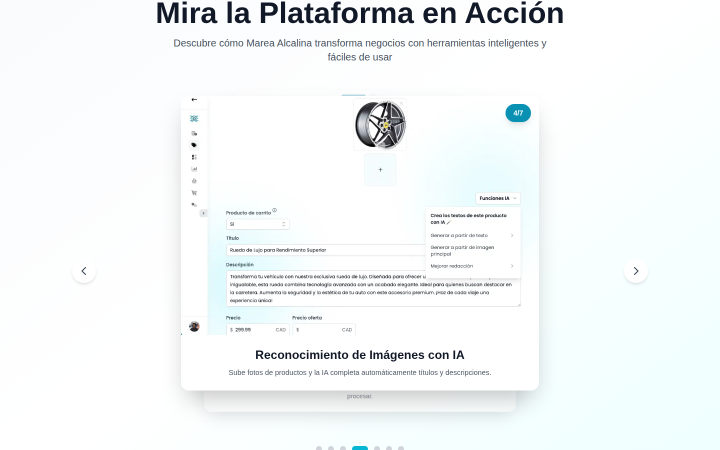 Editor de Marea Alcalina con IA