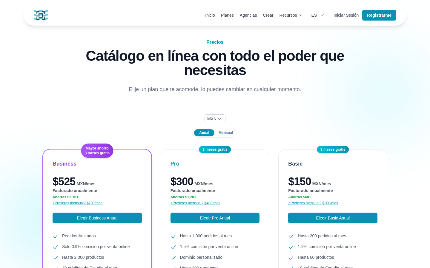 Planes y precios de Marea Alcalina en pesos